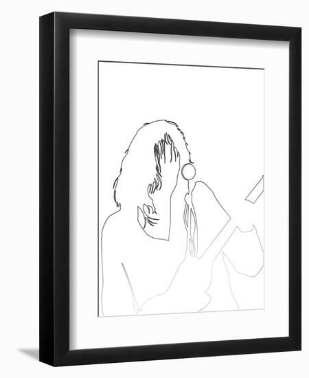 Neil Young-Logan Huxley-Framed Art Print