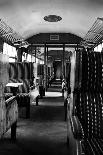 Interior Of Old Steam Train-neillang-Framed Stretched Canvas