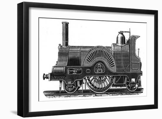 Neilson's Express Locomotive, 1862-null-Framed Art Print