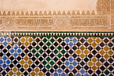 Mosaic At The Alhambra, Granada, Spain-neirfy-Photographic Print