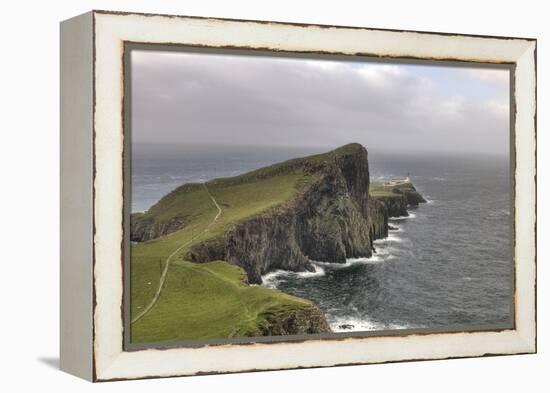 Neist Point Lighthouse in Isle of Skye, Scotland-mpalis-Framed Premier Image Canvas