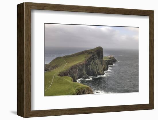 Neist Point Lighthouse in Isle of Skye, Scotland-mpalis-Framed Photographic Print