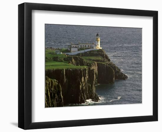 Neist Point Lighthouse, Isle of Skye, Scotland-Gavriel Jecan-Framed Photographic Print