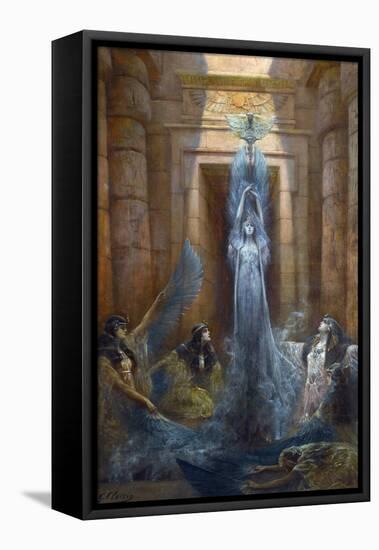 Neith (Ou Neit) - the Godess Neith P- Peinture De Georges Clairin (1843-1919), - Oil on Canvas, 139-Georges Clairin-Framed Premier Image Canvas