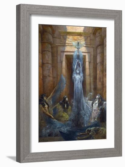 Neith (Ou Neit) - the Godess Neith P- Peinture De Georges Clairin (1843-1919), - Oil on Canvas, 139-Georges Clairin-Framed Giclee Print