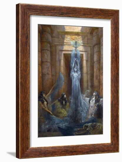 Neith (Ou Neit) - the Godess Neith P- Peinture De Georges Clairin (1843-1919), - Oil on Canvas, 139-Georges Clairin-Framed Giclee Print