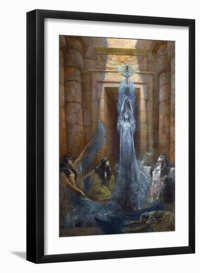 Neith (Ou Neit) - the Godess Neith P- Peinture De Georges Clairin (1843-1919), - Oil on Canvas, 139-Georges Clairin-Framed Giclee Print