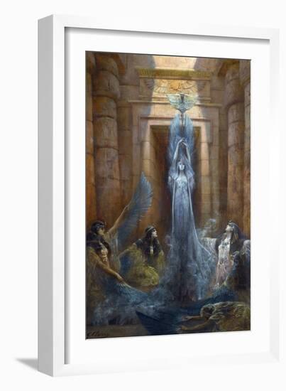 Neith (Ou Neit) - the Godess Neith P- Peinture De Georges Clairin (1843-1919), - Oil on Canvas, 139-Georges Clairin-Framed Giclee Print