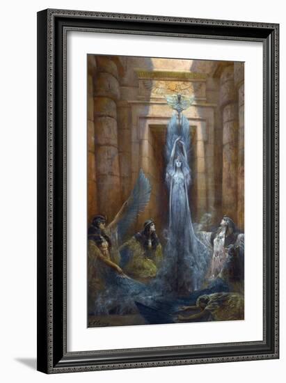Neith (Ou Neit) - the Godess Neith P- Peinture De Georges Clairin (1843-1919), - Oil on Canvas, 139-Georges Clairin-Framed Giclee Print