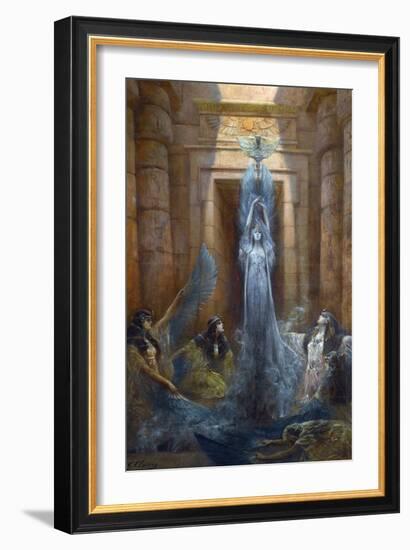 Neith (Ou Neit) - the Godess Neith P- Peinture De Georges Clairin (1843-1919), - Oil on Canvas, 139-Georges Clairin-Framed Giclee Print