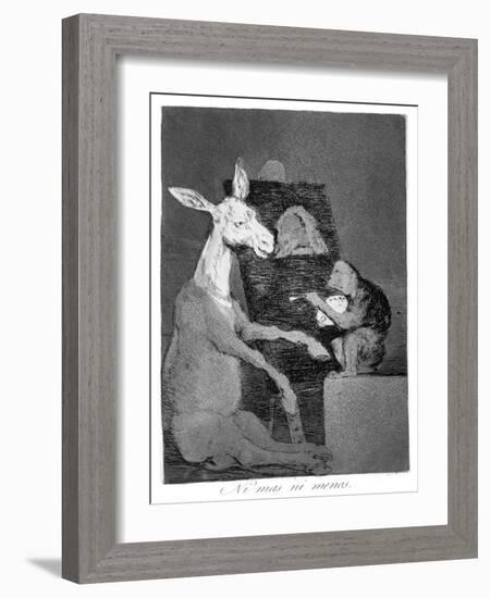 Neither More or Less, 1799-Francisco de Goya-Framed Giclee Print