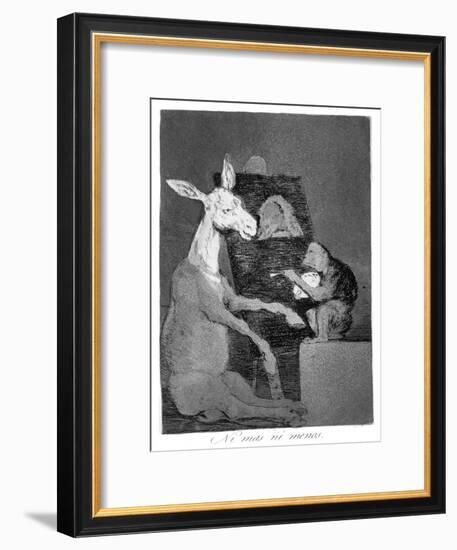 Neither More or Less, 1799-Francisco de Goya-Framed Giclee Print