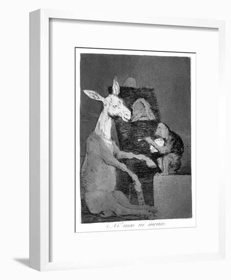 Neither More or Less, 1799-Francisco de Goya-Framed Giclee Print