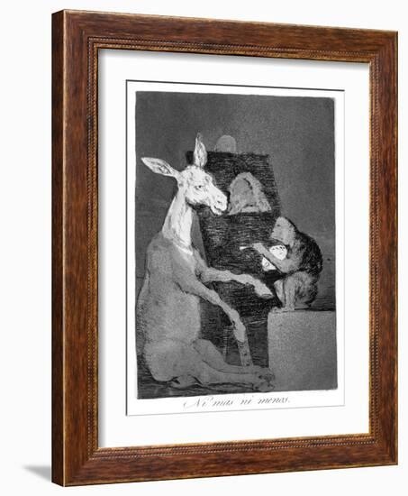 Neither More or Less, 1799-Francisco de Goya-Framed Giclee Print