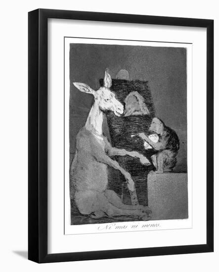 Neither More or Less, 1799-Francisco de Goya-Framed Giclee Print