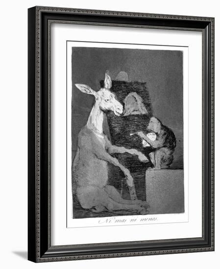 Neither More or Less, 1799-Francisco de Goya-Framed Giclee Print