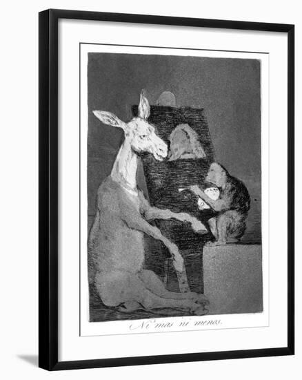 Neither More or Less, 1799-Francisco de Goya-Framed Giclee Print