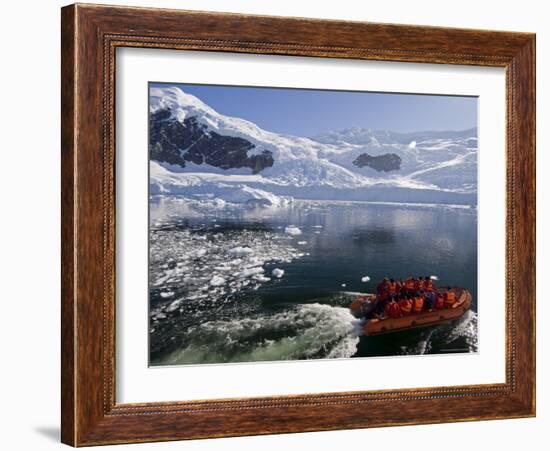 Neko Harbor, Gerlache Strait, Antarctic Peninsula, Antarctica, Polar Regions-Sergio Pitamitz-Framed Photographic Print