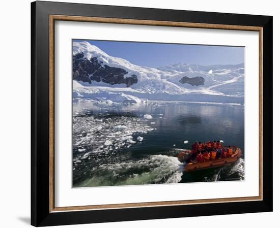 Neko Harbor, Gerlache Strait, Antarctic Peninsula, Antarctica, Polar Regions-Sergio Pitamitz-Framed Photographic Print