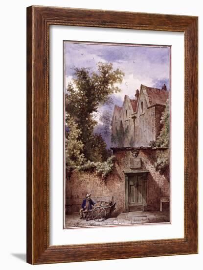 Nell Gwynne's House, Bagnigge Wells, St Pancras, London, 1865-Waldo Sargeant-Framed Giclee Print