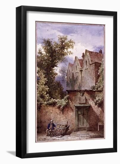 Nell Gwynne's House, Bagnigge Wells, St Pancras, London, 1865-Waldo Sargeant-Framed Giclee Print