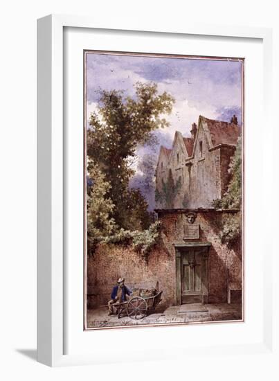 Nell Gwynne's House, Bagnigge Wells, St Pancras, London, 1865-Waldo Sargeant-Framed Giclee Print