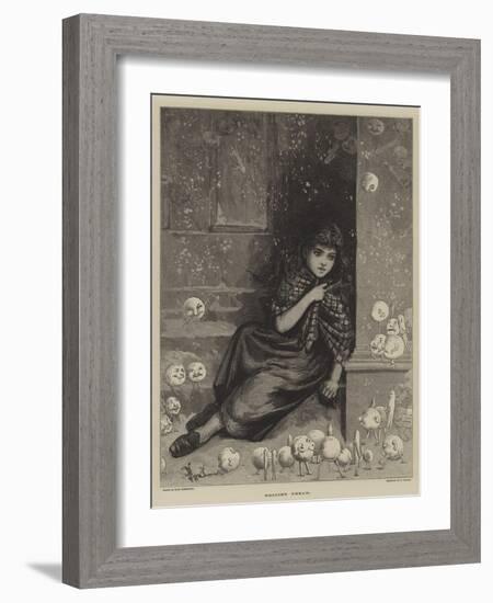 Nelle's Dream-Kate Greenaway-Framed Giclee Print