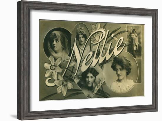 Nellie, Postcard of Edwardian Actress Nellie Stewart-null-Framed Giclee Print