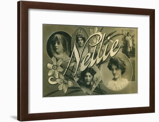 Nellie, Postcard of Edwardian Actress Nellie Stewart-null-Framed Giclee Print