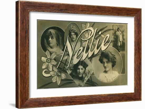 Nellie, Postcard of Edwardian Actress Nellie Stewart-null-Framed Giclee Print