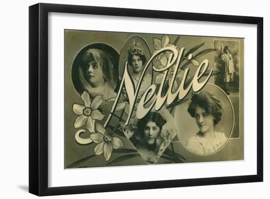 Nellie, Postcard of Edwardian Actress Nellie Stewart-null-Framed Giclee Print