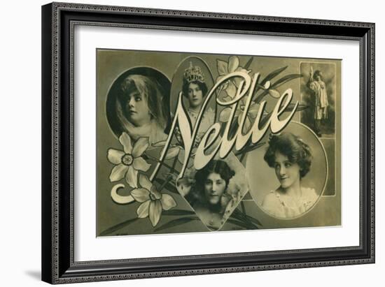 Nellie, Postcard of Edwardian Actress Nellie Stewart-null-Framed Giclee Print