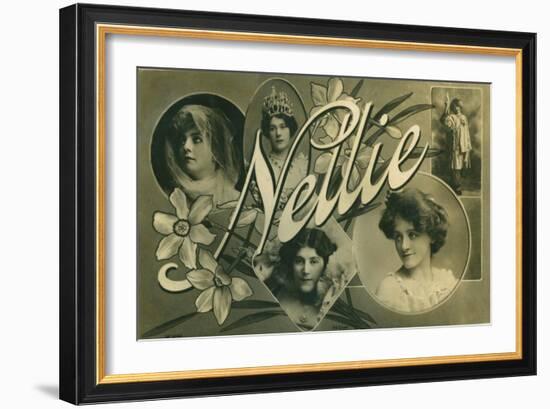 Nellie, Postcard of Edwardian Actress Nellie Stewart-null-Framed Giclee Print