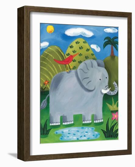 Nellie the Elephant-Sophie Harding-Framed Premium Giclee Print