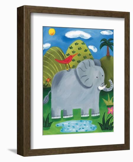 Nellie the Elephant-Sophie Harding-Framed Premium Giclee Print