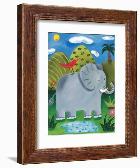 Nellie the Elephant-Sophie Harding-Framed Premium Giclee Print