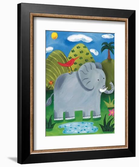 Nellie the Elephant-Sophie Harding-Framed Premium Giclee Print