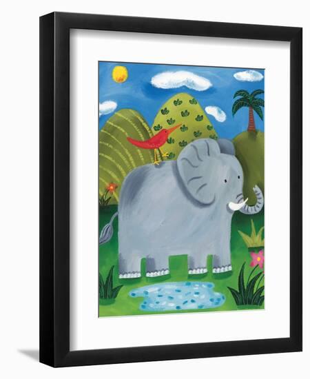 Nellie the Elephant-Sophie Harding-Framed Premium Giclee Print