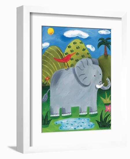 Nellie the Elephant-Sophie Harding-Framed Premium Giclee Print