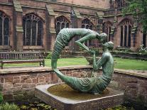 Cloister Garden, Chester Cathedral, Cheshire, England, United Kingdom, Europe-Nelly Boyd-Photographic Print