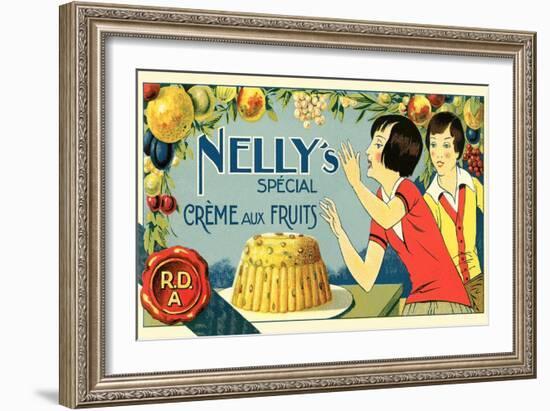 Nelly's Special Creme Aux Fruits-null-Framed Art Print