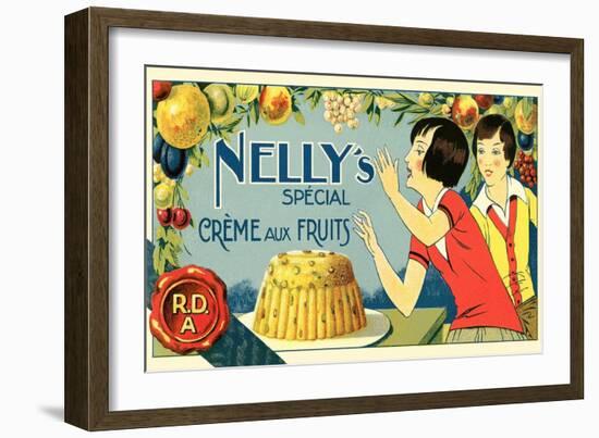 Nelly's Special Creme Aux Fruits-null-Framed Art Print