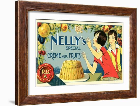 Nelly's Special Creme Aux Fruits-null-Framed Art Print