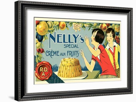 Nelly's Special Creme Aux Fruits-null-Framed Art Print