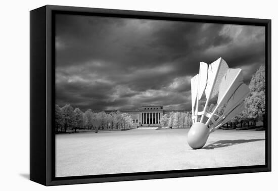 Nelson Atkins Art Museum- Sculpture by Claes Oldenburg-Carol Highsmith-Framed Stretched Canvas