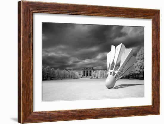 Nelson Atkins Art Museum- Sculpture by Claes Oldenburg-Carol Highsmith-Framed Photo