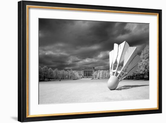 Nelson Atkins Art Museum- Sculpture by Claes Oldenburg-Carol Highsmith-Framed Photo