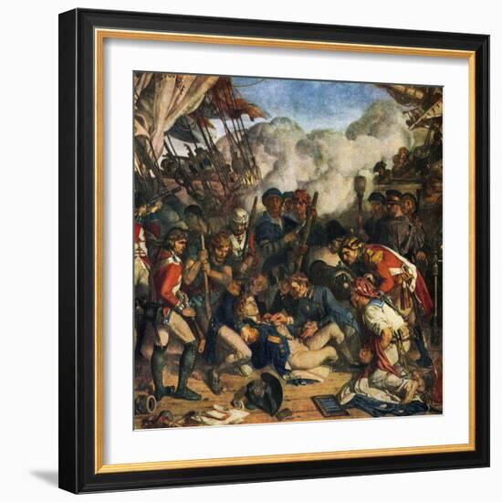 NELSON Horatio (Lord) --Daniel Maclise-Framed Giclee Print