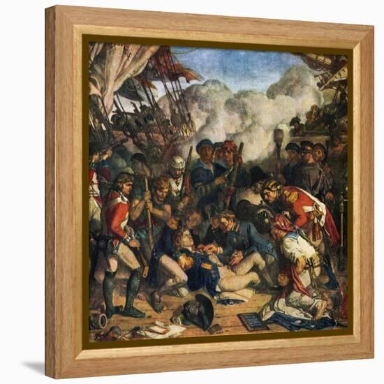 NELSON Horatio (Lord) --Daniel Maclise-Framed Premier Image Canvas