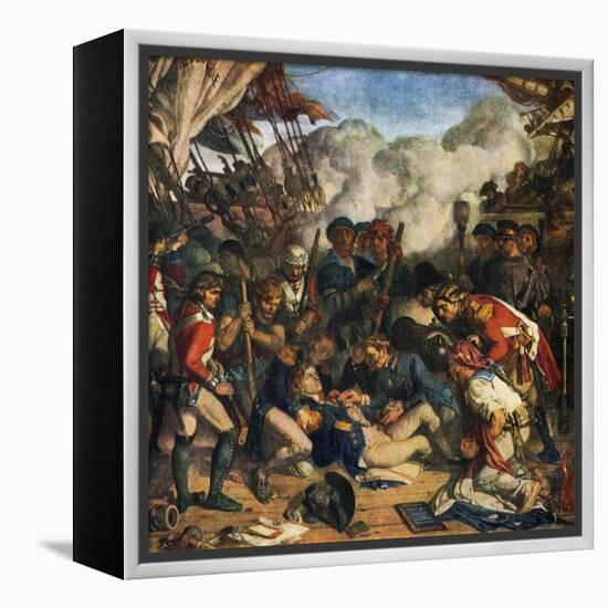 NELSON Horatio (Lord) --Daniel Maclise-Framed Premier Image Canvas